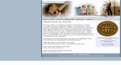 Desktop Screenshot of actsstudentconvention.com